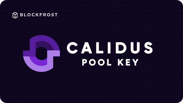 Calidus Pool Keys: A New Way To Interact With Cardano